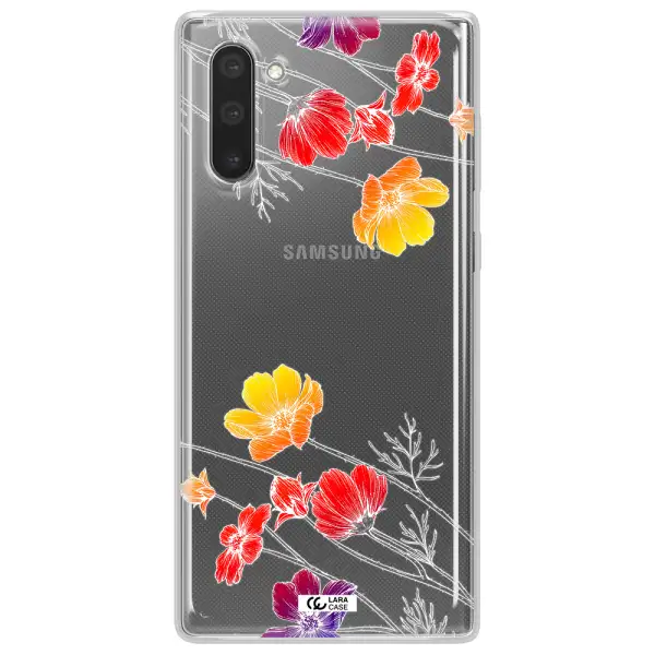 Hibiscus Flower Samsung Note 10 Clear TPU Case