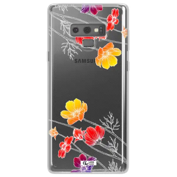 Hibiscus Flower Samsung Note 9 Clear TPU Case