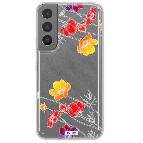 Hibiscus Flower Samsung S 22 Plus Clear TPU Case