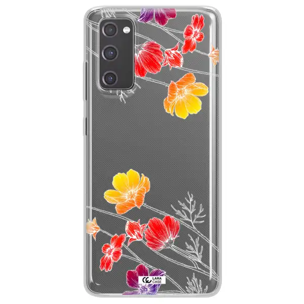 Hibiscus Flower Samsung S20 Fe Clear TPU Case