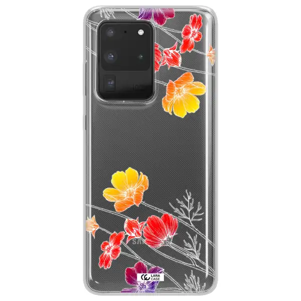 Hibiscus Flower Samsung S20 Ultra Clear TPU Case