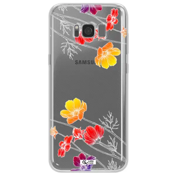 Hibiscus Flower Samsung S8 Plus Clear TPU Case