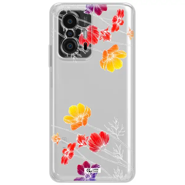 Hibiscus Flower Xiaomi 11T Clear Tpu Case