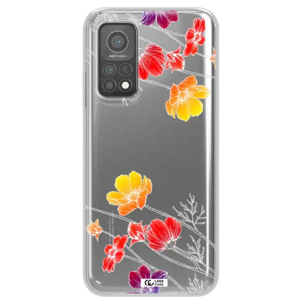Hibiscus Flower Xiaomi Mi 10 T Pro Clear TPU Case