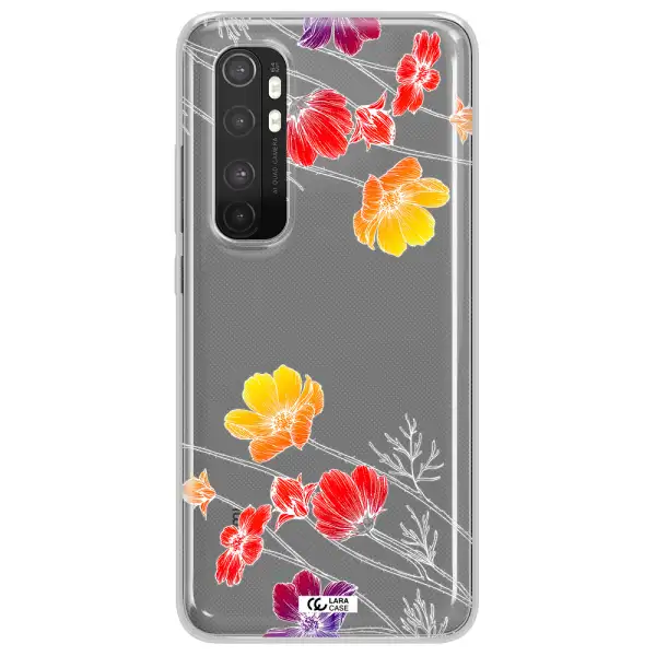 Hibiscus Flower Xiaomi Mi Note 10 Lite Clear TPU Case