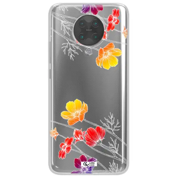 Hibiscus Flower Xiaomi Poco F2 Pro Clear TPU Case