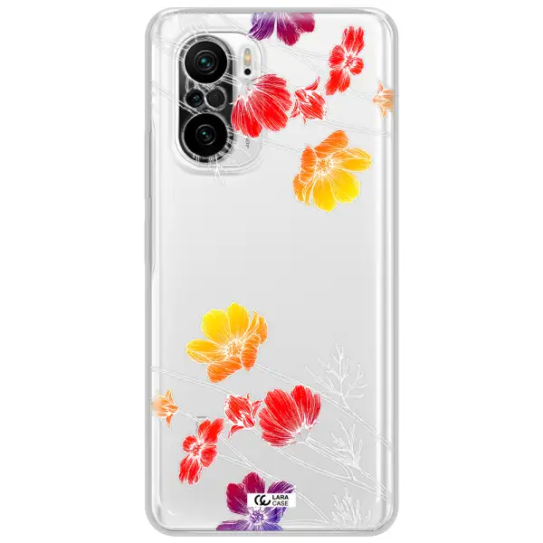 Hibiscus Flower Xiaomi Poco F3 Clear Tpu Case