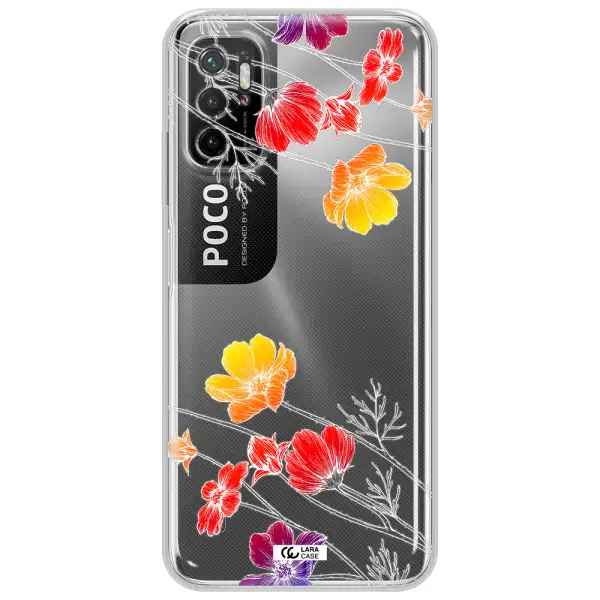 Hibiscus Flower Xiaomi Poco M4 Pro 5G Clear Tpu Case