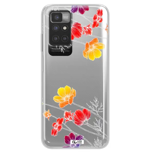 Hibiscus Flower Xiaomi Redmi 10 Clear TPU Case