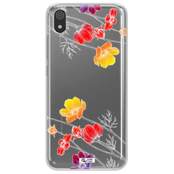 Hibiscus Flower Xiaomi Redmi 7A Clear TPU Case