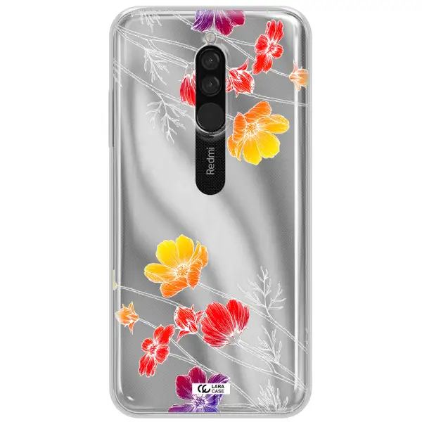 Hibiscus Flower Xiaomi Redmi 8 Clear Tpu Case