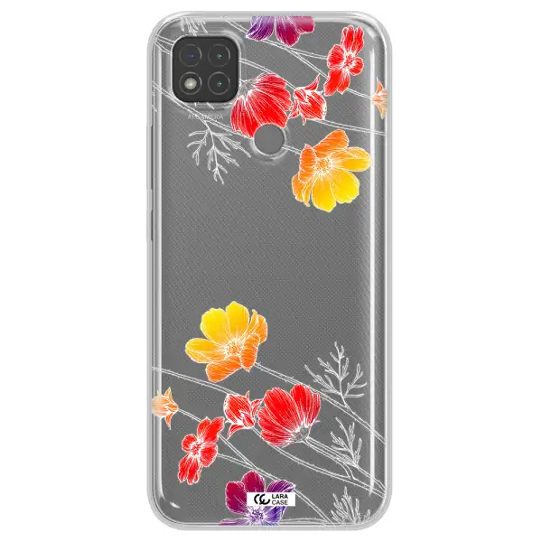 Hibiscus Flower Xiaomi Redmi 9C Clear TPU Case