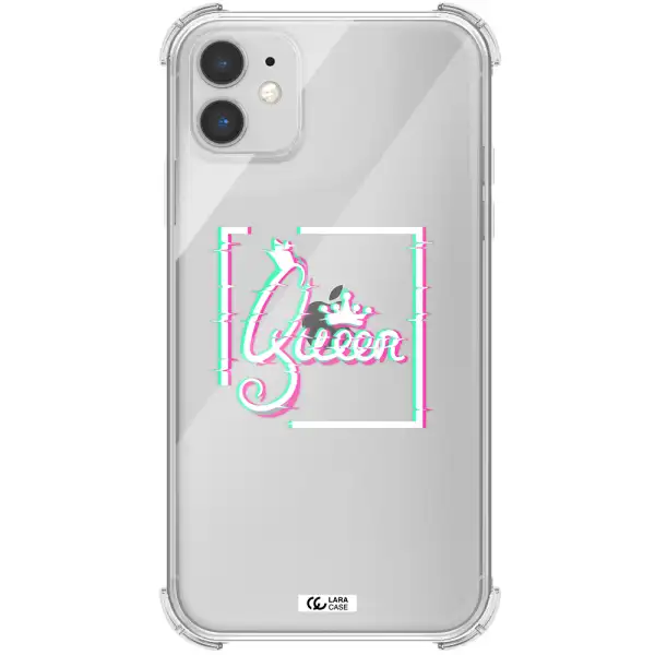 Queen Apple iPhone 11 Clear PC Case