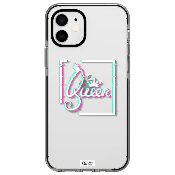 Queen Apple iPhone 11 impact black border Case