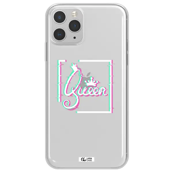 Queen Apple iPhone 11 pro max Clear TPU Case