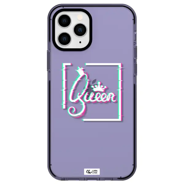 Queen Apple iPhone 11 pro max impact Lilac Case