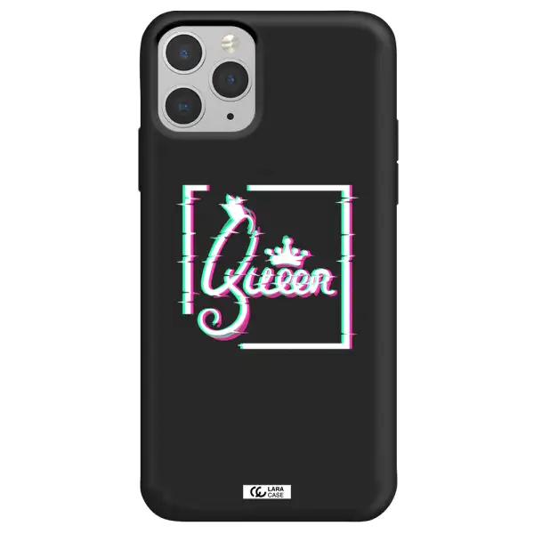 Queen Apple iPhone 11 pro max Silicone black Case