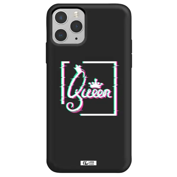 Queen Apple iPhone 11 pro Silicone black Case