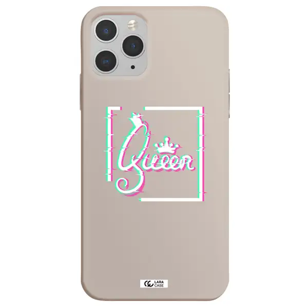 Queen Apple iPhone 11 pro Silicone Stone Case