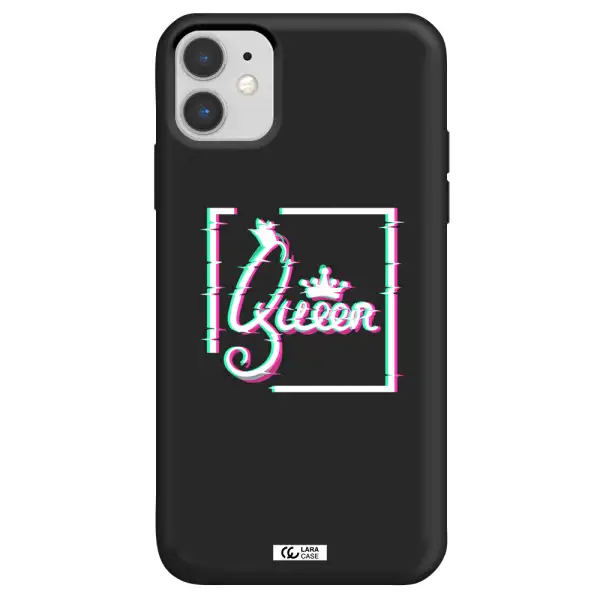 Queen Apple iPhone 11 Silicone black Case