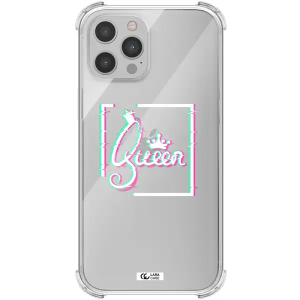 Queen Apple iPhone 12 pro max Clear PC Case