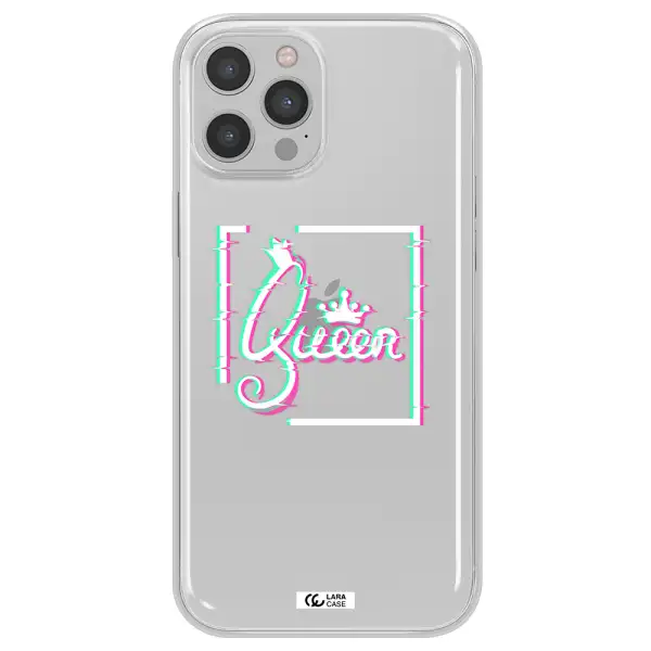 Queen Apple iPhone 12 pro max Clear TPU Case