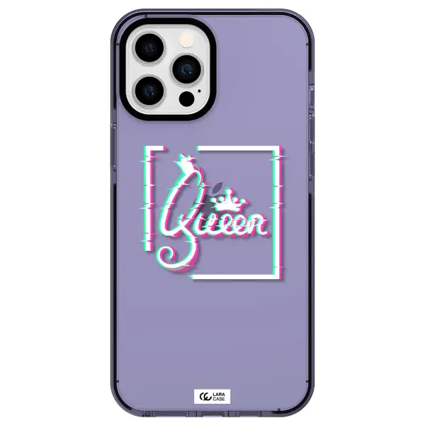 Queen Apple iPhone 12 pro max impact Lilac Case