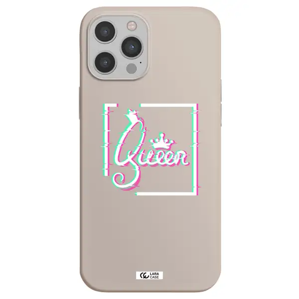 Queen Apple iPhone 12 pro Silicone Stone Case