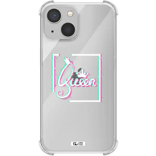 Queen Apple iPhone 13 mini Clear PC Case