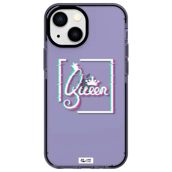Queen Apple iPhone 13 mini impact Lilac Case