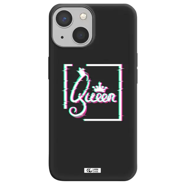 Queen Apple iPhone 13 mini Silicone black Case