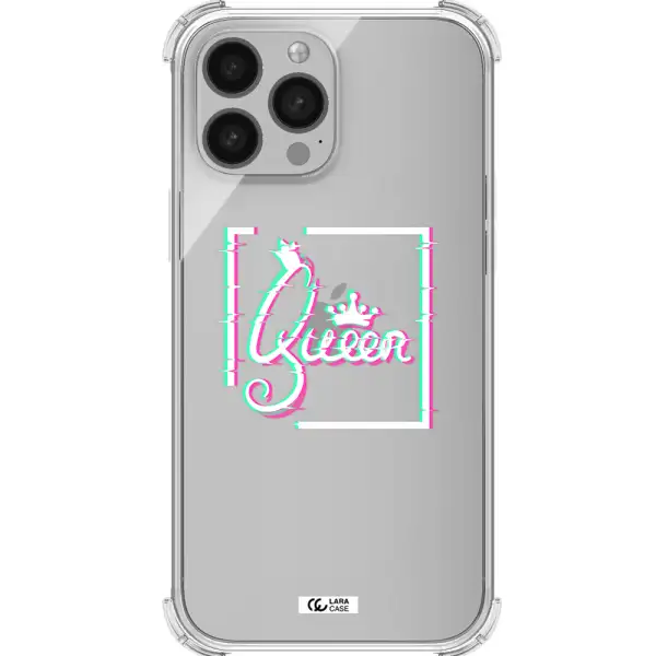 Queen Apple iPhone 13 Pro Clear PC Case