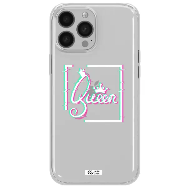 Queen Apple iPhone 13 Pro Clear TPU Case
