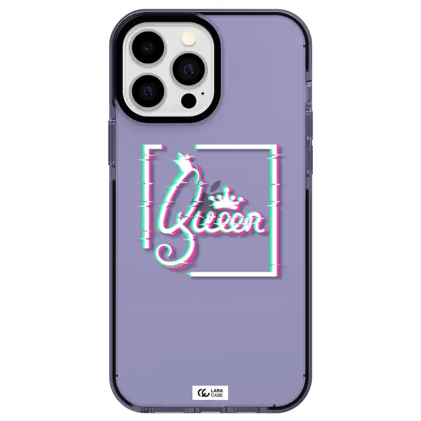 Queen Apple iPhone 13 Pro Max impact Lilac Case