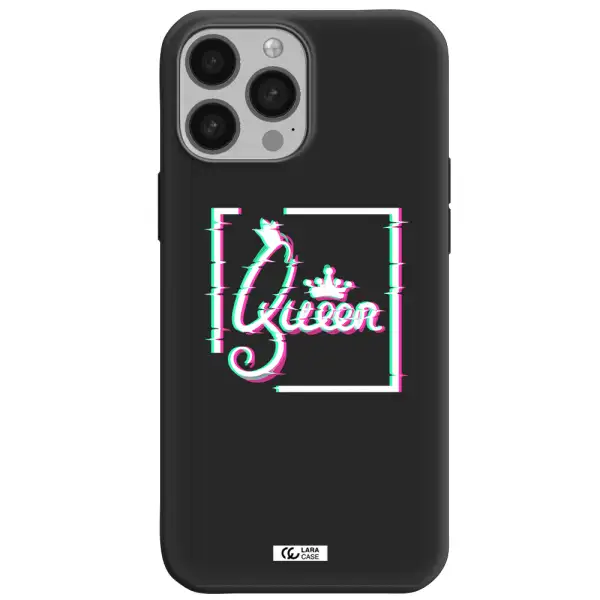 Queen Apple iPhone 13 Pro Silicone black Case