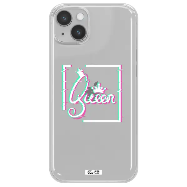 Queen Apple iPhone 14 Clear TPU Case