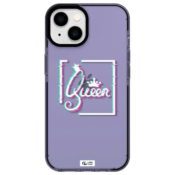 Queen Apple iPhone 14 impact Lilac Case
