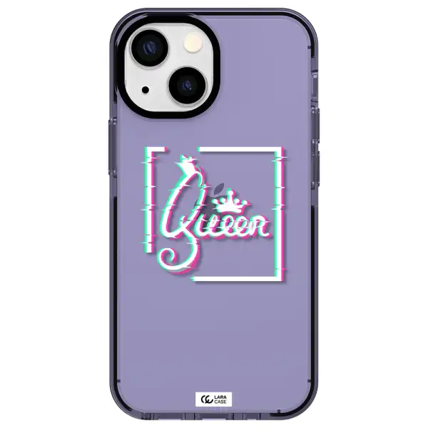 Queen Apple iPhone 15 impact Lilac Case