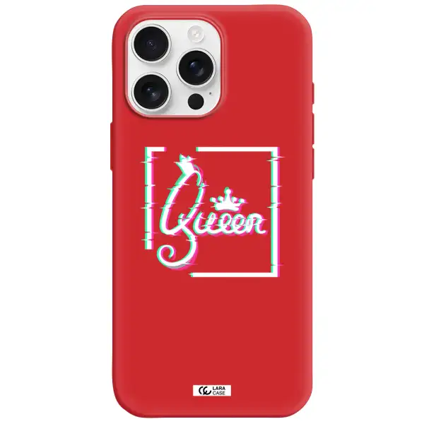 Queen Apple Iphone 16 Pro Max Silicone Stone Case