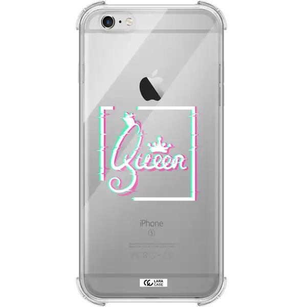 Queen Apple iPhone 6 plus Clear PC Case