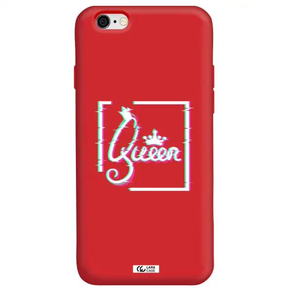 Queen Apple iPhone 6 Silicone Imperial Red Case