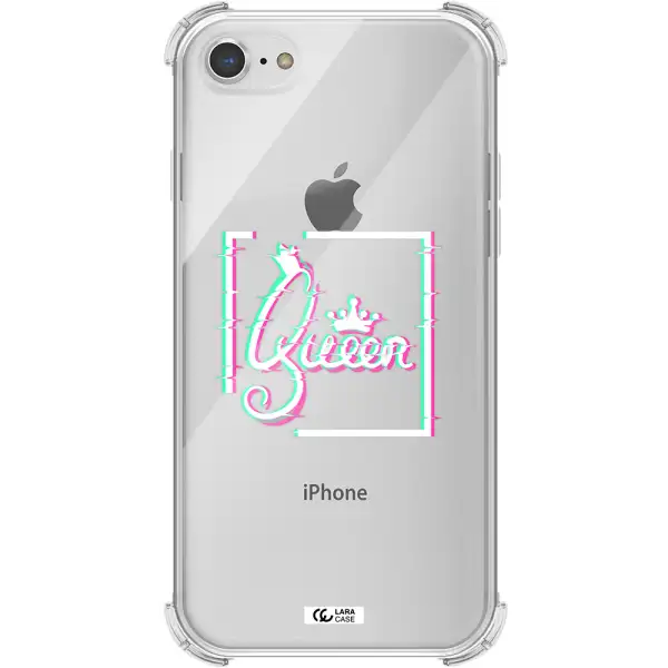 Queen Apple iPhone 7 Clear PC Case