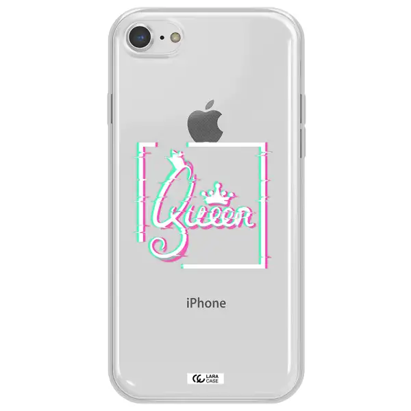 Queen Apple iPhone 8 Clear TPU Case