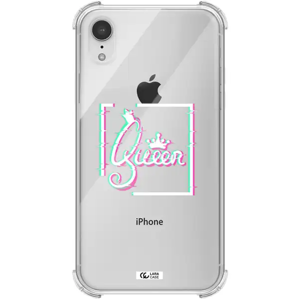 Queen Apple iPhone XR Clear PC Case