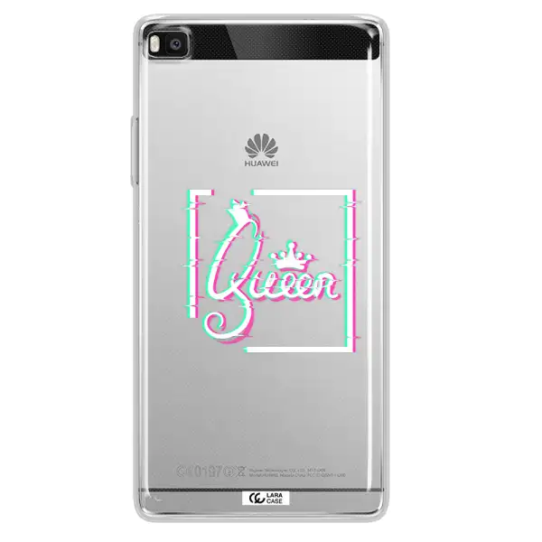 Queen Huawei P8 Clear TPU Case