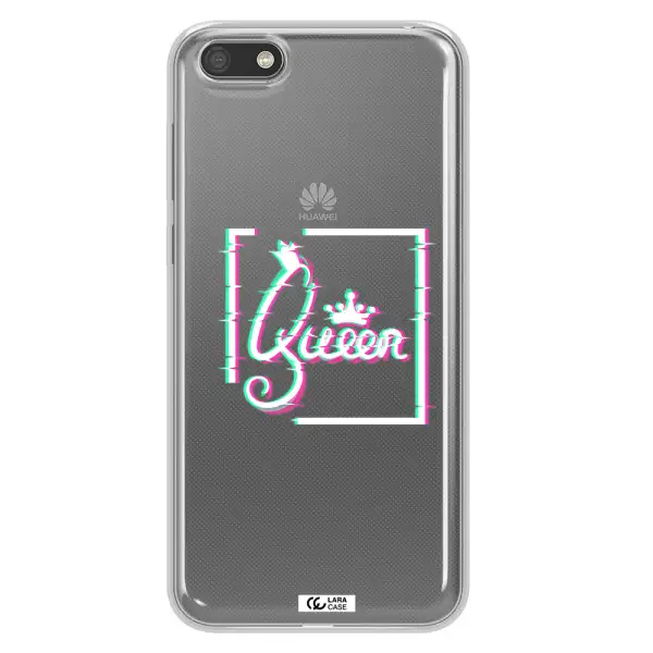 Queen Huawei Y5 2018 Clear TPU Case
