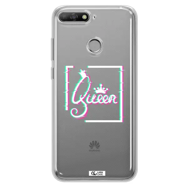 Queen Huawei Y6 Prime 2018 Clear TPU Case