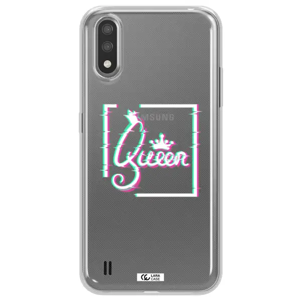 Queen Samsung A01 Clear TPU Case