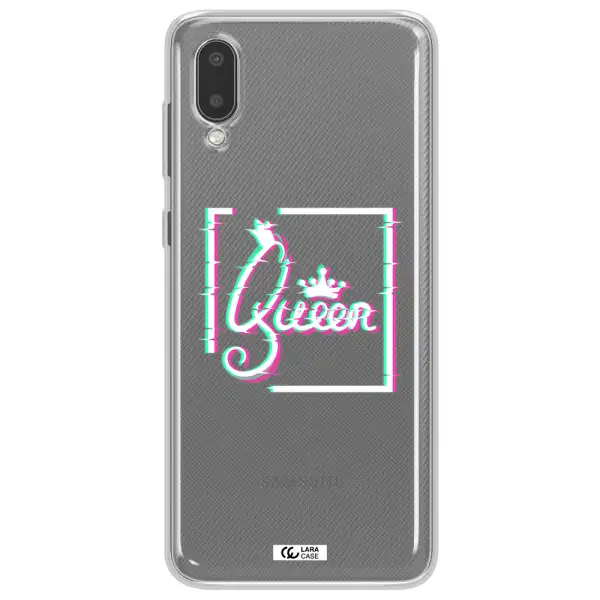 Queen Samsung A02 Clear TPU Case