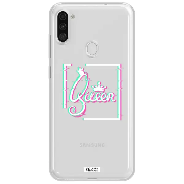 Queen Samsung A11 Clear TPU Case